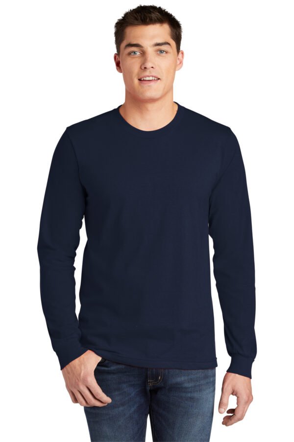 2007 navy1 American Apparel ® Fine Jersey Unisex Long Sleeve T-Shirt