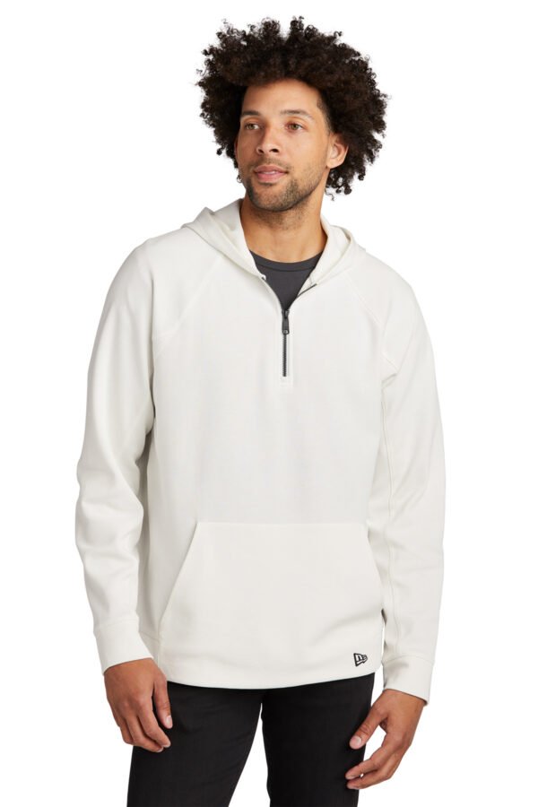 22581-FanWhite-1-NEA541FanWhiteModelFront-1200W New Era® STS 1/4-Zip Hoodie