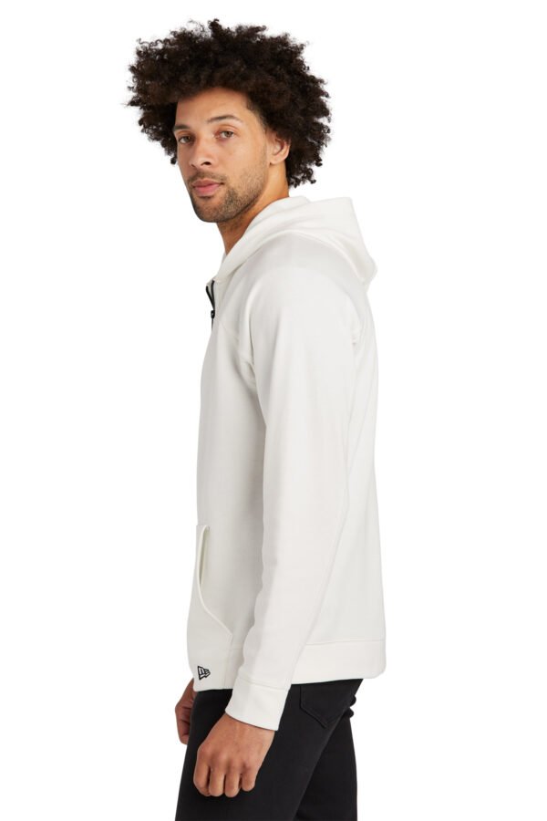 22581-FanWhite-3-NEA541FanWhiteModelSide-1200W New Era® STS 1/4-Zip Hoodie