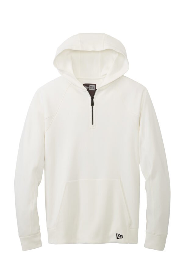 22581-FanWhite-5-NEA541FanWhiteFlatFront-1200W New Era® STS 1/4-Zip Hoodie