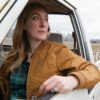 23286-CarharttBr-7-CT102524CarharttBrBrownModelLifestyleGA22-1200W Carhartt® Women’s Rugged Flex® Crawford Jacket