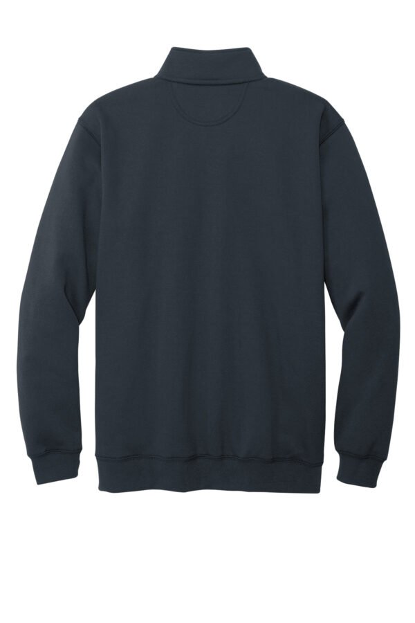 23373-NewNavy-6-CT105294NewNavyFlatBack-1200W Carhartt® Midweight 1/4-Zip Mock Neck Sweatshirt