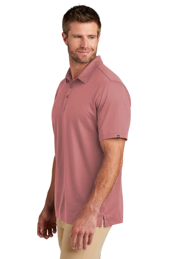 28077-rogue-0-TM1MY399InsBlueModelFront-1200W3 TravisMathew Bayfront Solid Polo