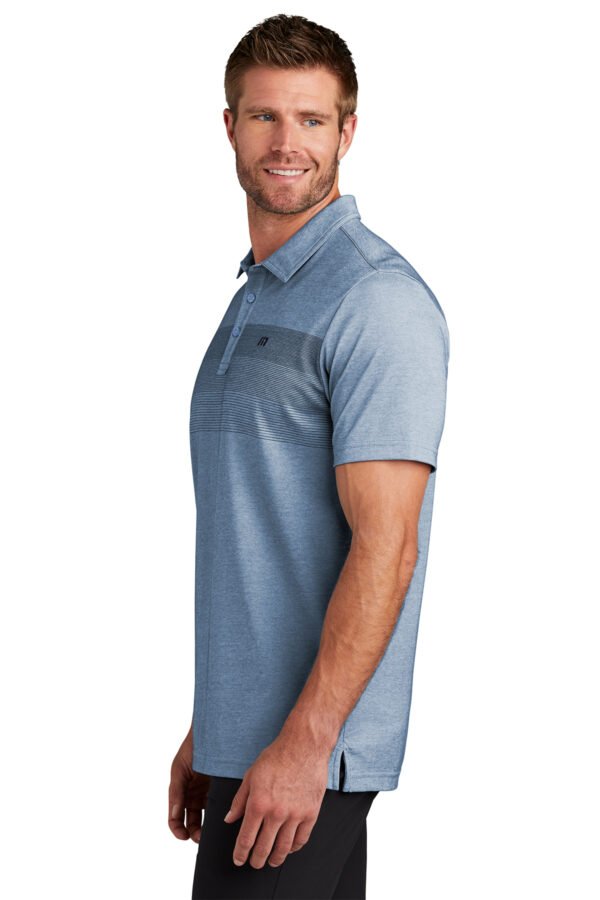 28079-opal-2-TM1MY402BlackModelBack-1200W3 TravisMathew Coastal Chest Stripe Polo