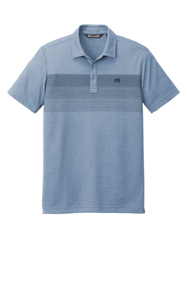 28079-opal-2-TM1MY402BlackModelBack-1200W4 TravisMathew Coastal Chest Stripe Polo