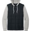 31892-BlkGyHthr-5-TM1MZ336BlkGyHthrFlatFront-1200W TravisMathew Tides Up Hooded Jacket