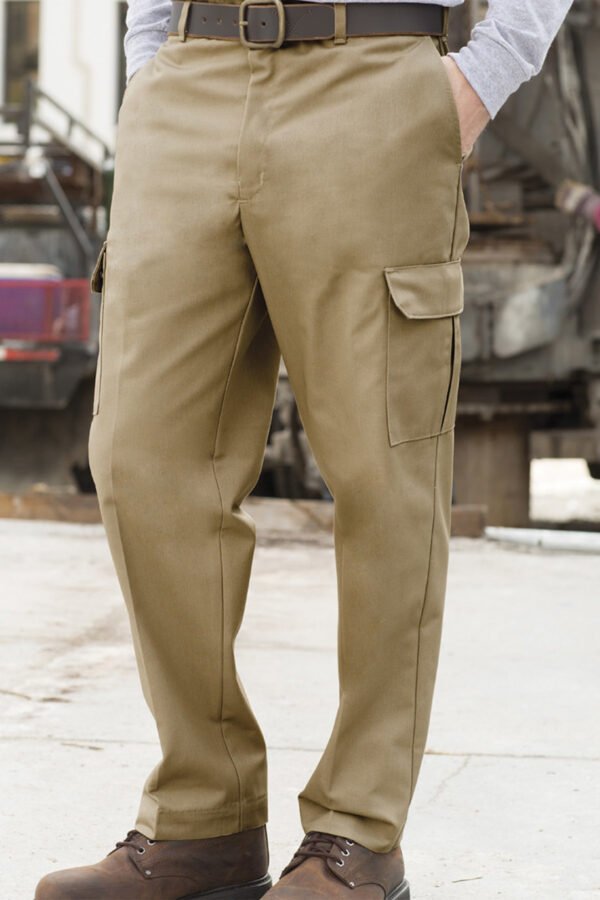 5741-Khaki-9-PT88KhakiModelLifestyle-1200W Red Kap® Industrial Cargo Pant