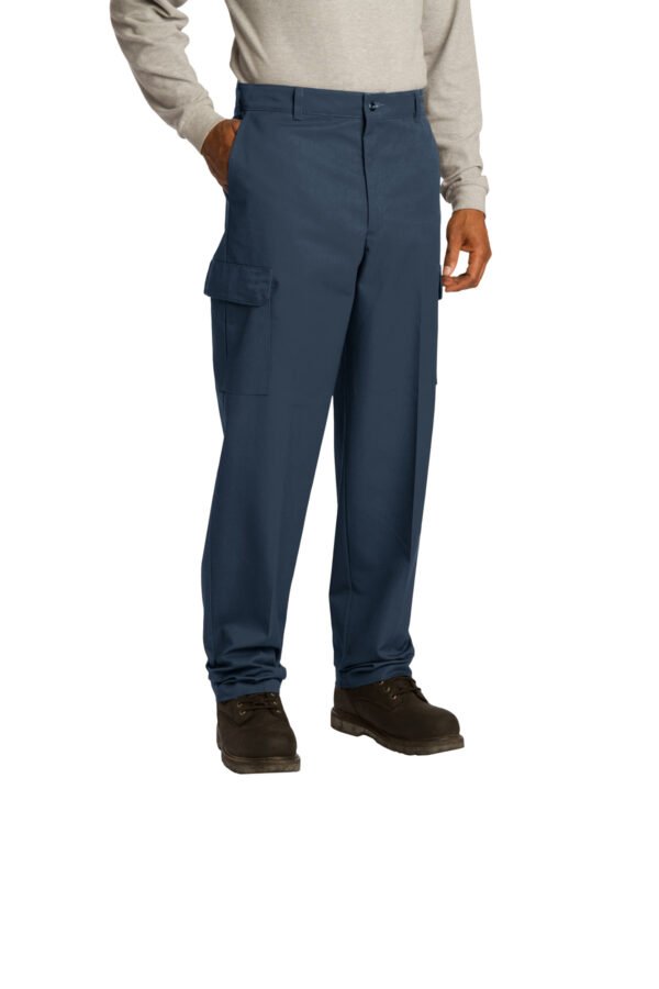 5741-Navy-3-PT88NavyModelSide-1200W Red Kap® Industrial Cargo Pant