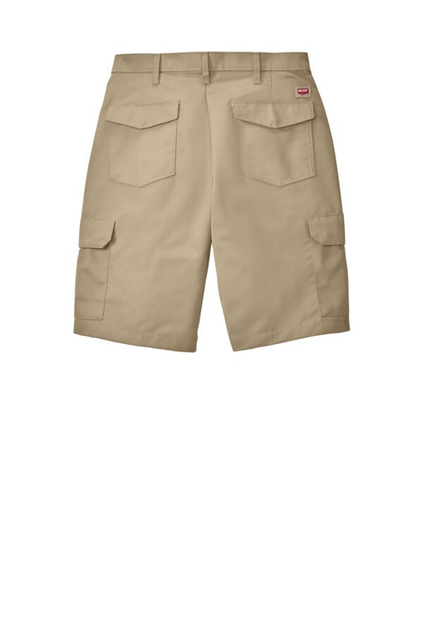 5742-Khaki-6-PT66KhakiBackFlat2-1200W Red Kap® Industrial Cargo Short