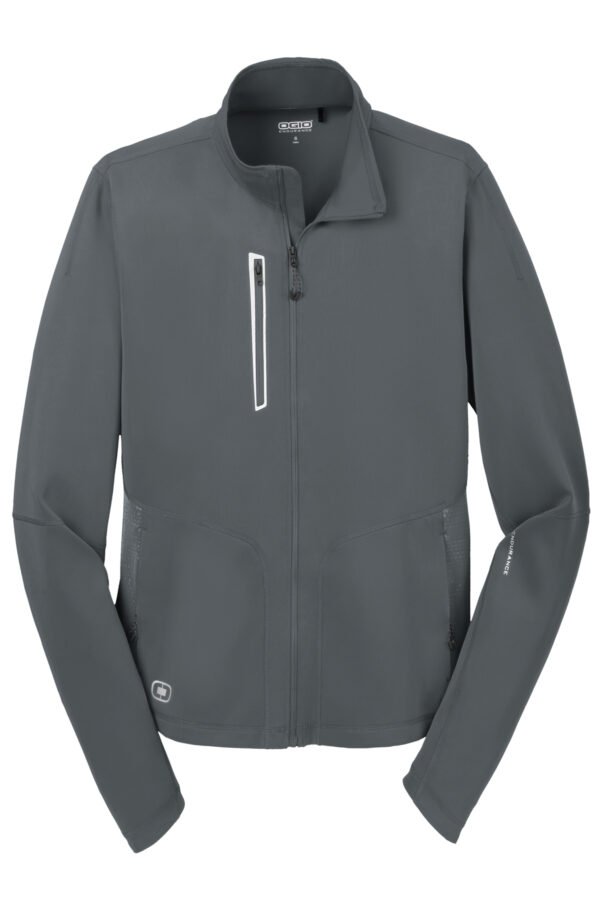 6575-GearGrey-5-OE700GearGreyFlatFront2-1200W OGIO® Fulcrum Full-Zip