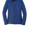 7620-BlueHeather-5-EB239BlueHeatherFlatFront1-1200W Eddie Bauer® Women's Full-Zip Heather Stretch Fleece Jacket