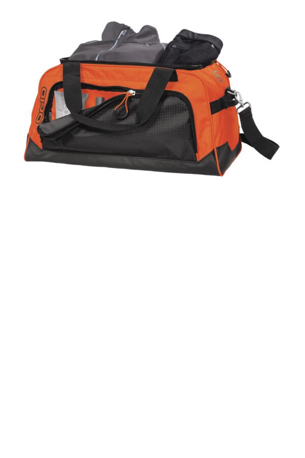 8413-HotOrangeBlk-7-411095HotOrangeBlkLifestyle-1200W OGIO® Breakaway Duffel