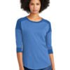 New Era® Women's Heritage Blend 3/4-Sleeve Baseball Raglan Tee