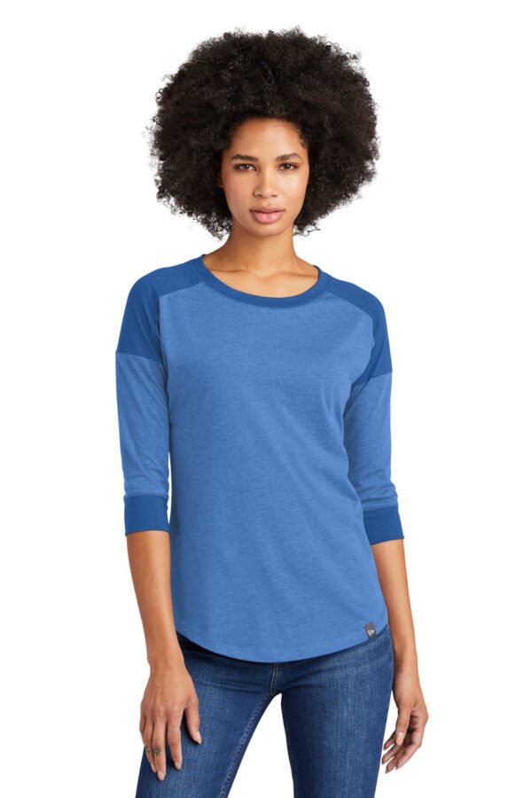 New Era® Women's Heritage Blend 3/4-Sleeve Baseball Raglan Tee