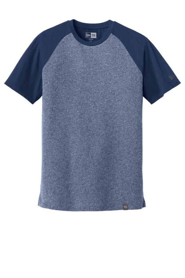 8546-DkRoyDkRoyT-5-NEA107DarkRoyalDarkRoyalTwistFlatFront-1200W New Era® Heritage Blend Varsity Tee