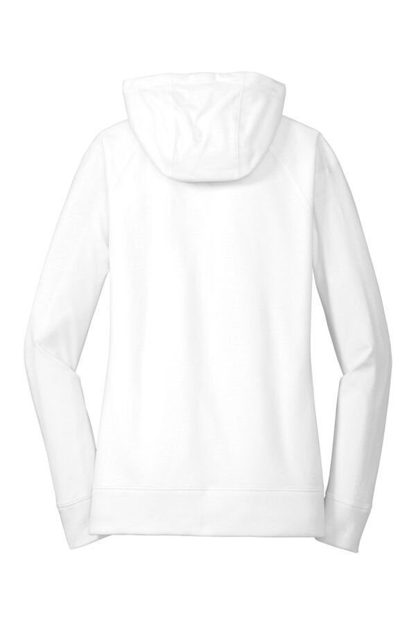 8559-White-6-LNEA122WhiteFlatBack-1200W New Era® Women's Sueded Cotton Blend Full-Zip Hoodie