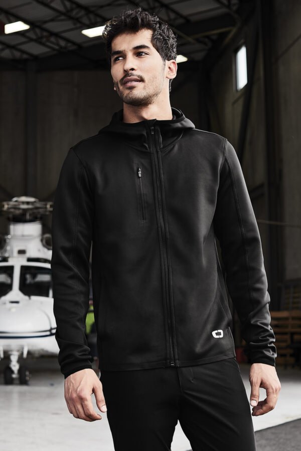 9534-Blacktop-7-OE728BlacktopModelLifestyleGA22-1200W OGIO ® Stealth Full-Zip Jacket