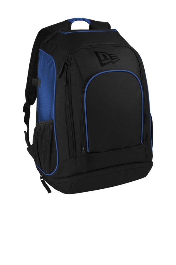 9726-RoyalBlack-3-NEB300RoyalBlackAngleRight-1200W New Era ® Shutout Backpack