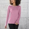 9833-LilacHthr-7-LOE340LilacHthrLifestyle-1200W OGIO ® Women's Force Long Sleeve Tee