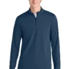 imgi_25_1200W-56684-ShadyBlue-0-NF0A8ENRShadyBlueModelFront2 The North Face® Ambition 1/4-Zip
