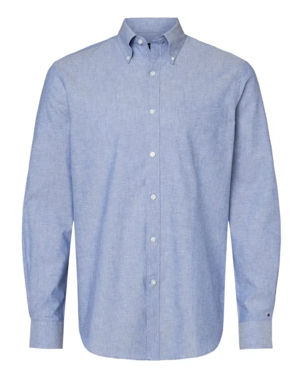 102917_f_fl Men's Cotton-Linen Shirt - 13TH107