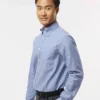 102917_oms_fl Men's Cotton-Linen Shirt - 13TH107