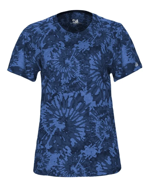 Women's Tie-Dyed Tri-Blend T-Shirt - 4974