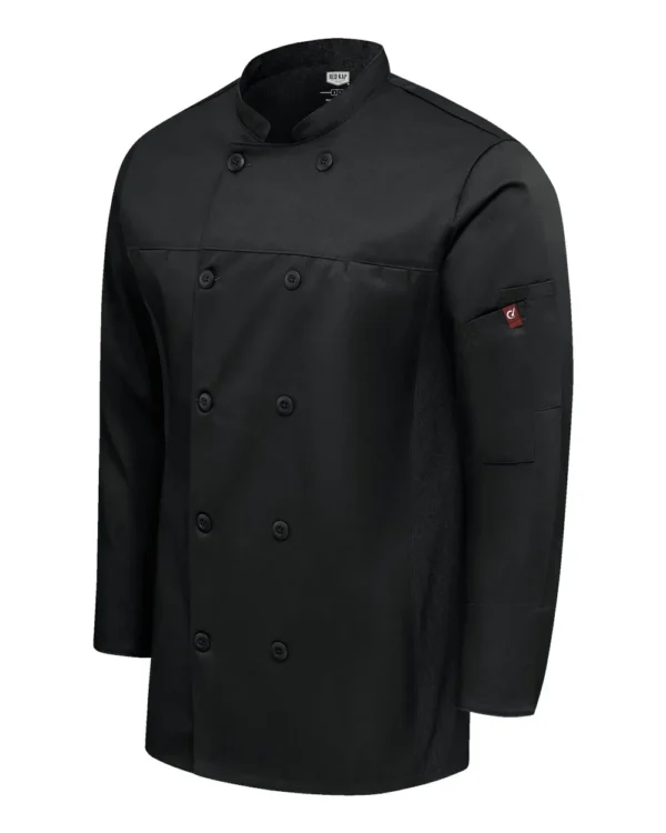 106227_d_fl Deluxe Airflow Chef Coat - 054M
