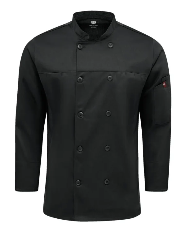 11381_fl Deluxe Airflow Chef Coat - 054M