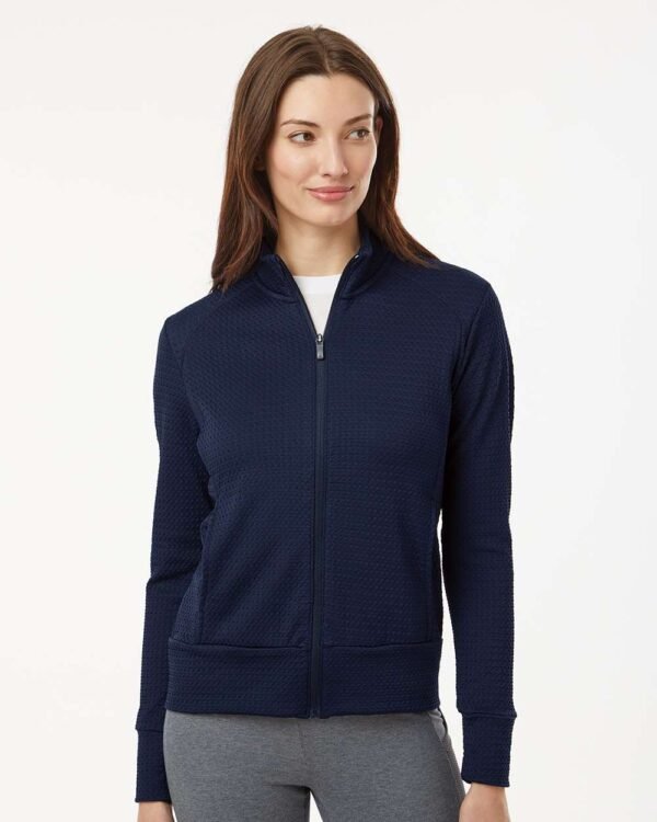 115703_omf_fl Women's Ultimate Textured Full-Zip Jacket - A1007