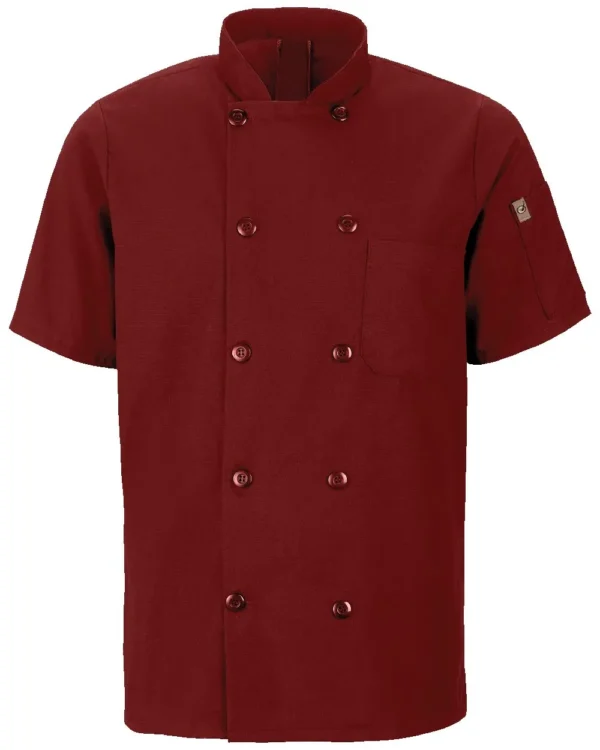 Mimix™ Short Sleeve Chef Coat with OilBlok - 046X