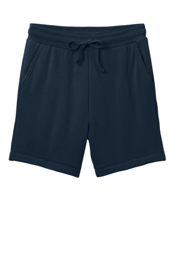 1200W-46973-Navy-12-BC3724NavyFlatFront BELLA+CANVAS® Unisex Sponge Fleece Sweatshort