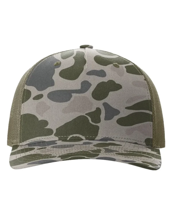 Five-Panel Printed Trucker Cap - 112PFP