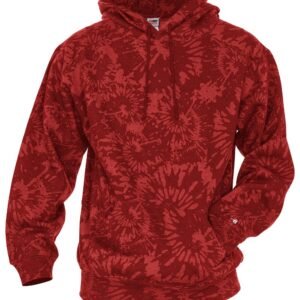 Tie-Dyed Triblend Hooded Sweatshirt - 1275