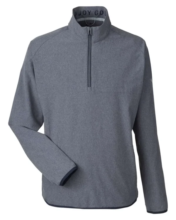 124892_f_fl Men's Coastal Woven Quarter-Zip Pullover - 538931