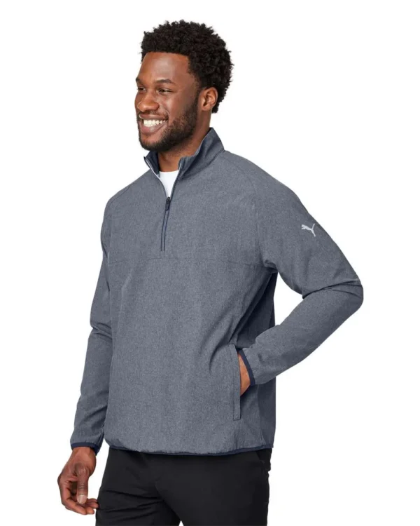 124892_oms_fl Men's Coastal Woven Quarter-Zip Pullover - 538931