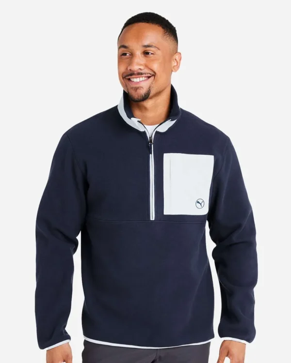 Men's Fleece Quarter Zip Pullover - 628407