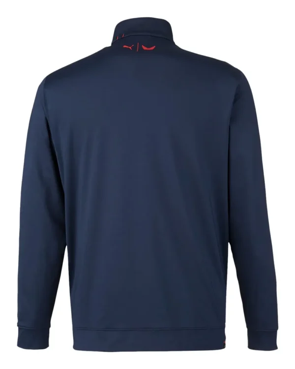 125146_b_fl Men's Volition Camo Cover Quarter-Zip Pullover - 537472