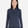 125595_omf_fl Women's Cloudspun Rockaway Quarter-Zip Pullover - 535516