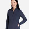 125595_oms_fl Women's Cloudspun Rockaway Quarter-Zip Pullover - 535516