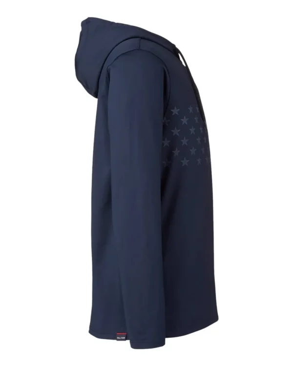 125711_d_fl Men's Volition Patriotic Hooded Pullover - 537474