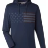 125711_f_fl Men's Volition Patriotic Hooded Pullover - 537474