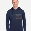 125711_omf_fl Men's Volition Patriotic Hooded Pullover - 537474