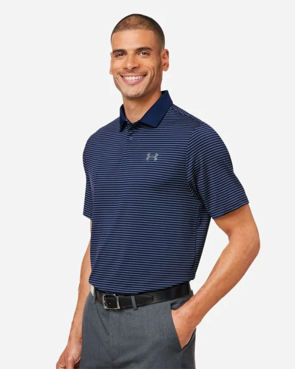 Men's 3.0 Striped Perf Polo - 1377376