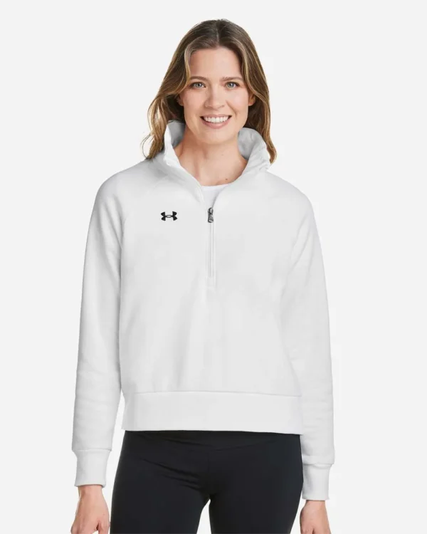 127569_omf_fl Women's Rival Fleece Quarter-Zip Pullover - 1379492