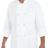Eight Pearl Button Chef Coat - 0403