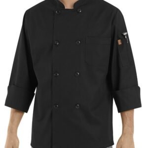 Black Traditional Chef Coat - KT76