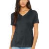 BELLA+CANVAS® Women’s Relaxed Heather CVC V-Neck Tee
