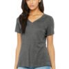 BELLA+CANVAS® Women’s Relaxed Triblend V-Neck Tee