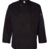 Black Traditional Chef Coat - KT76